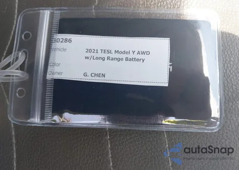 2021 Tesla Model Y Long Range Dual Motor All-Wheel Drive из США, поврежденный, VIN 5YJYGDEE6MF259612